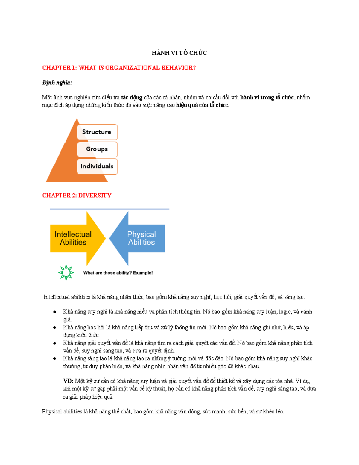 Hvtc-ck - dsfef - HÀNH VI TỔ CHỨC CHAPTER 1: WHAT IS ORGANIZATIONAL ...