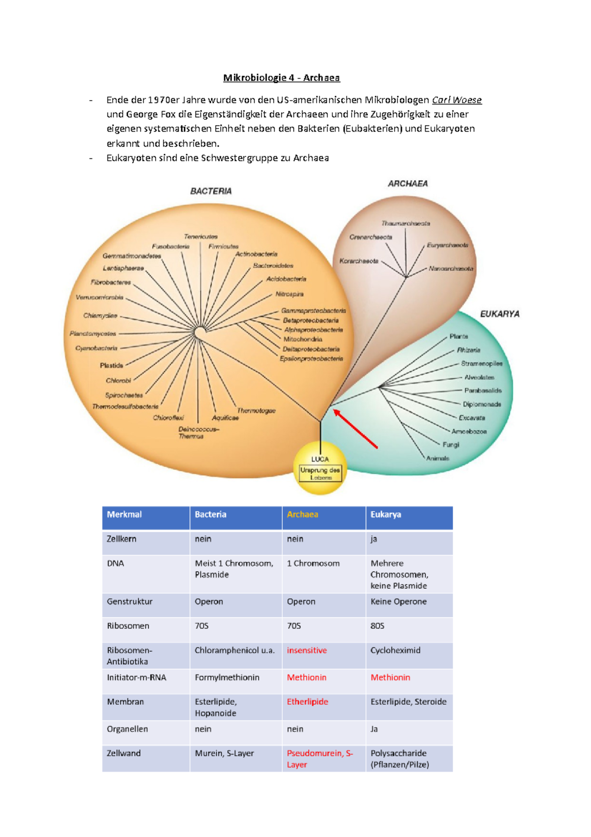 Mikrobiologie 4 Archaea Mikrobiologie 4 Archaea Ende der 1970er