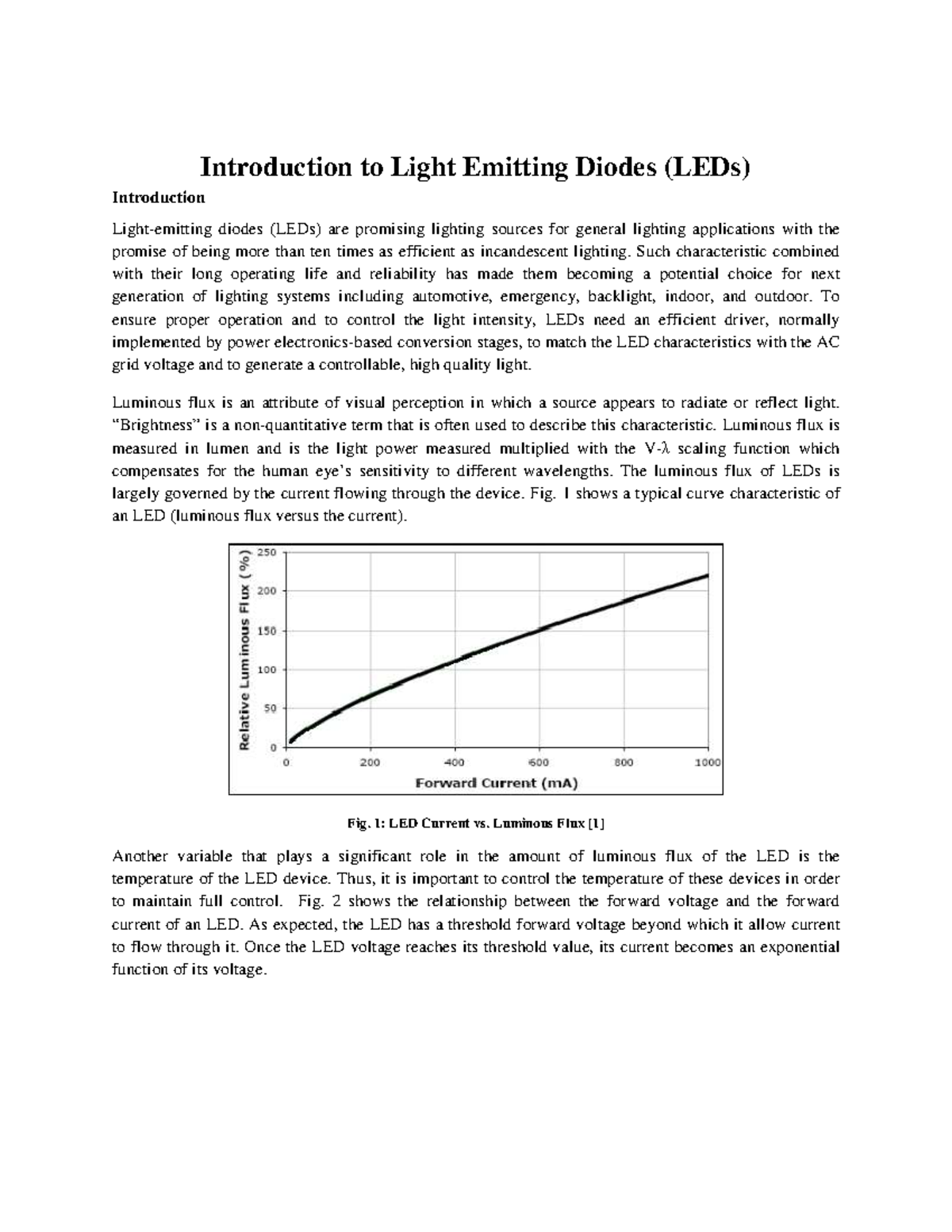 LED Basics - Introduction to Light Emitting Diodes (LEDs) Introduction ...