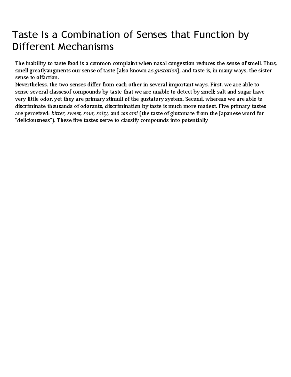 taste-is-a-combination-of-senses-that-function-by-different-mechanisms