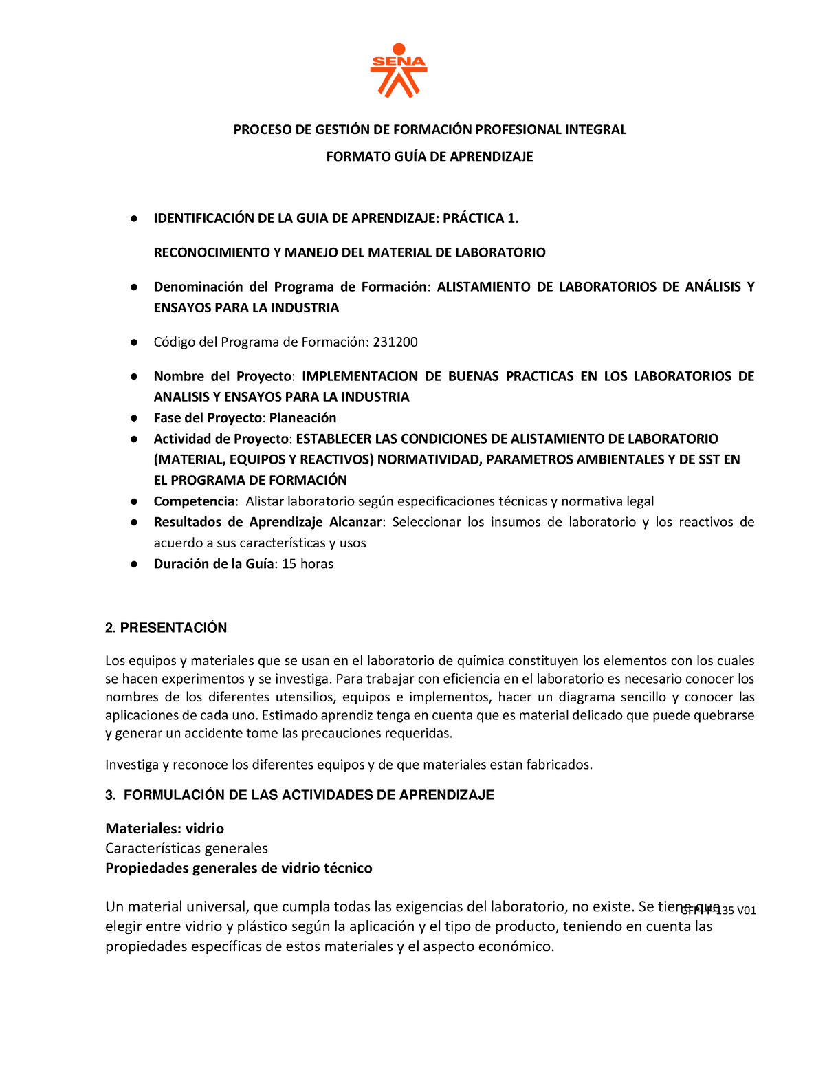 GFPI-F-135 Guia De Aprendizaje 2 2021mat. De Laboratorio Y Medicion ...