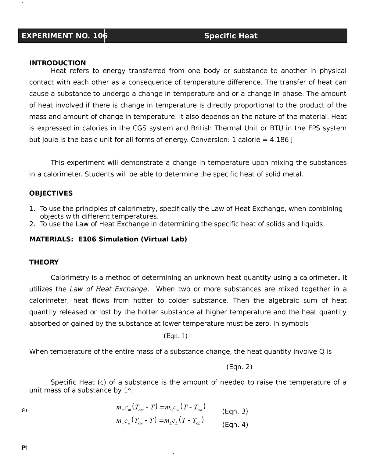 e106-procedure-file-4q2223-experiment-no-106-specific-heat-the