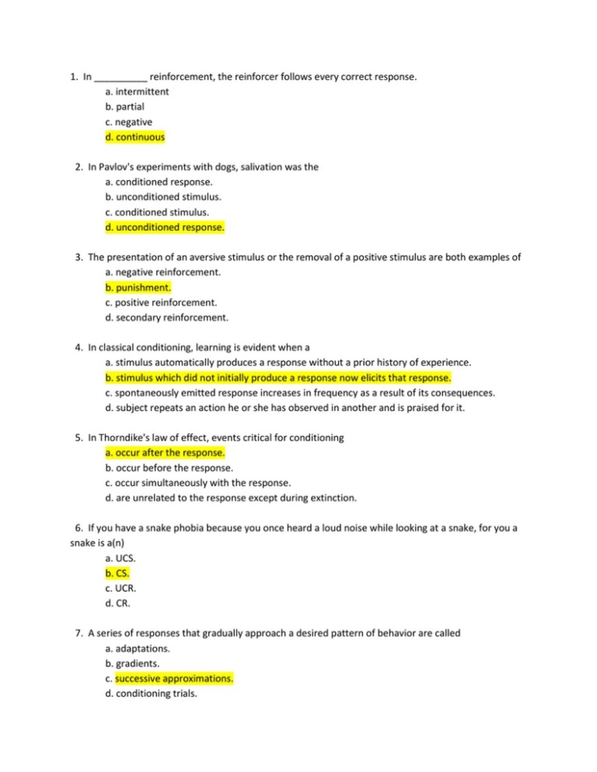 Psy 131 5 - Psychology Lecture Notes - PSY 131 - Studocu