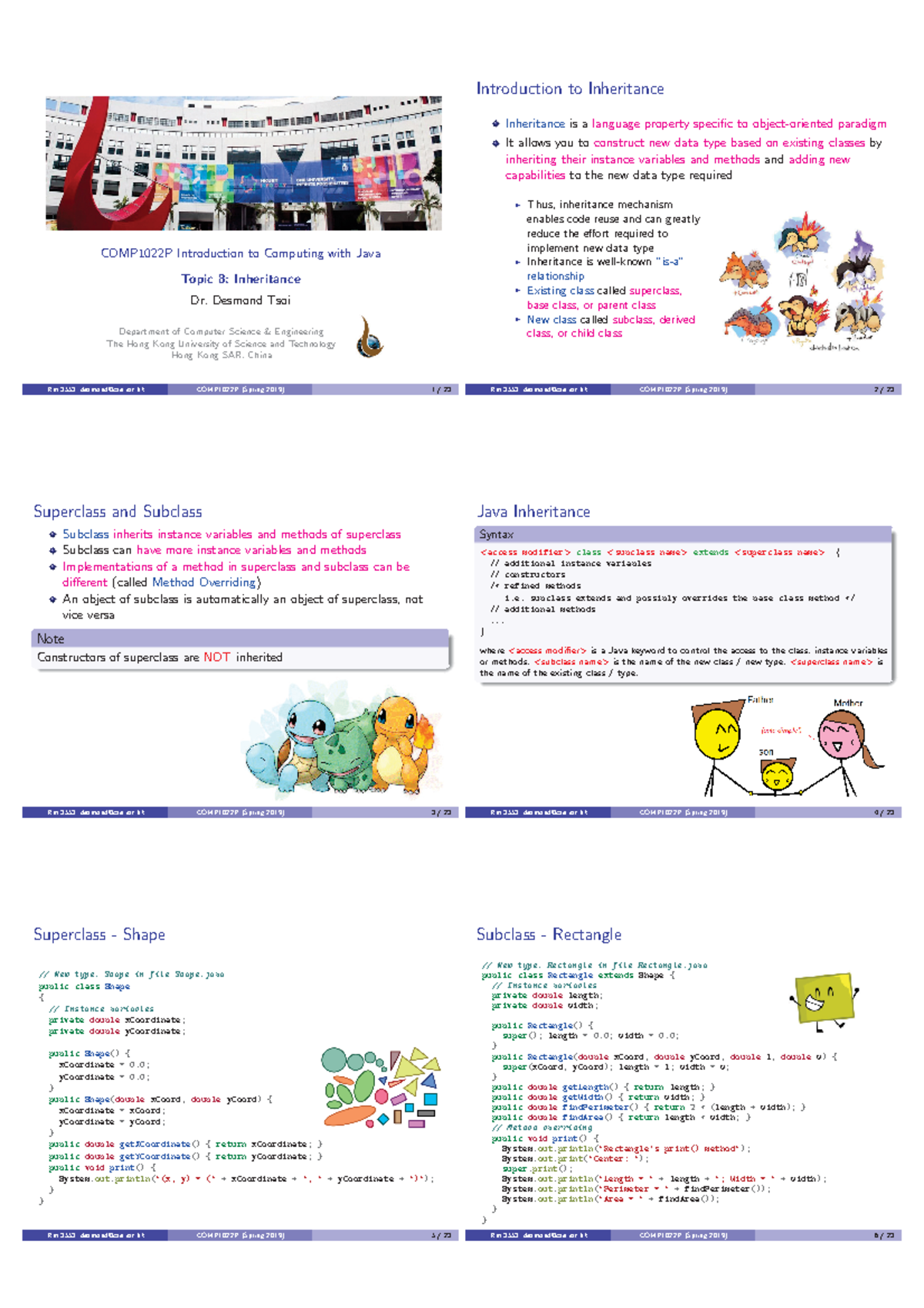 8-inheritance-full - notes - COMP1022P Introduction to Computing with ...