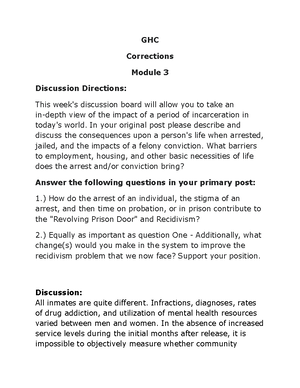 Intro To Corrections Mod 7 Ghc Intro To Corrections Module 6 Intro To Corrections Mod 7 Ghc Intro To Corrections Module 6