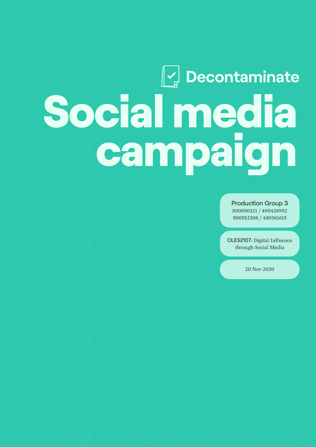 social media campaign assignment