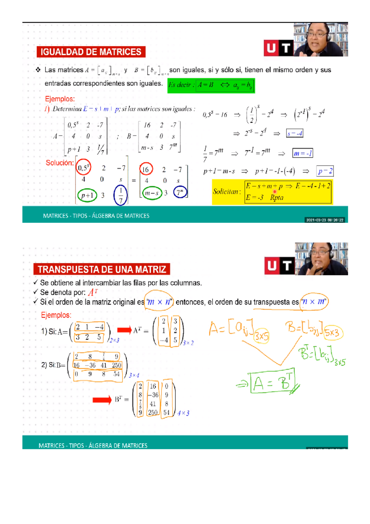 Apuntes Matrices Metodo Inversa - Introd. A La Matemática. Para ...