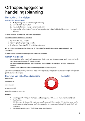 OHP cyclussen naast de regulatieve cyclus - Orthopedagogische ...