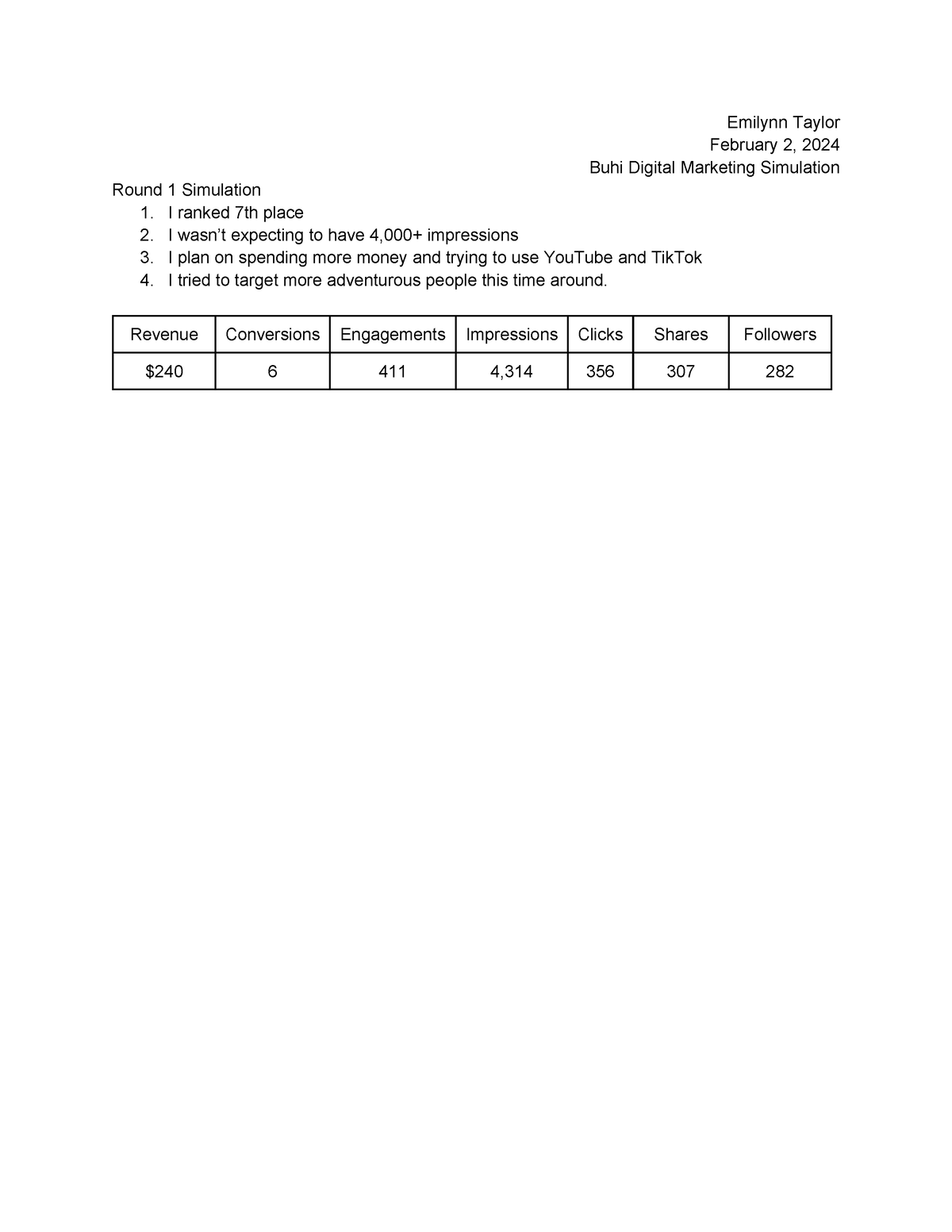 Buhi Sim 12, Pg 12 - Emilynn Taylor February 2, 2024 Buhi Digital ...