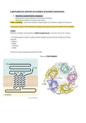 BIO215 Week 3 - LIGAND-GATED ION CHANNELS - BIO215 - COMPARATIVE ...