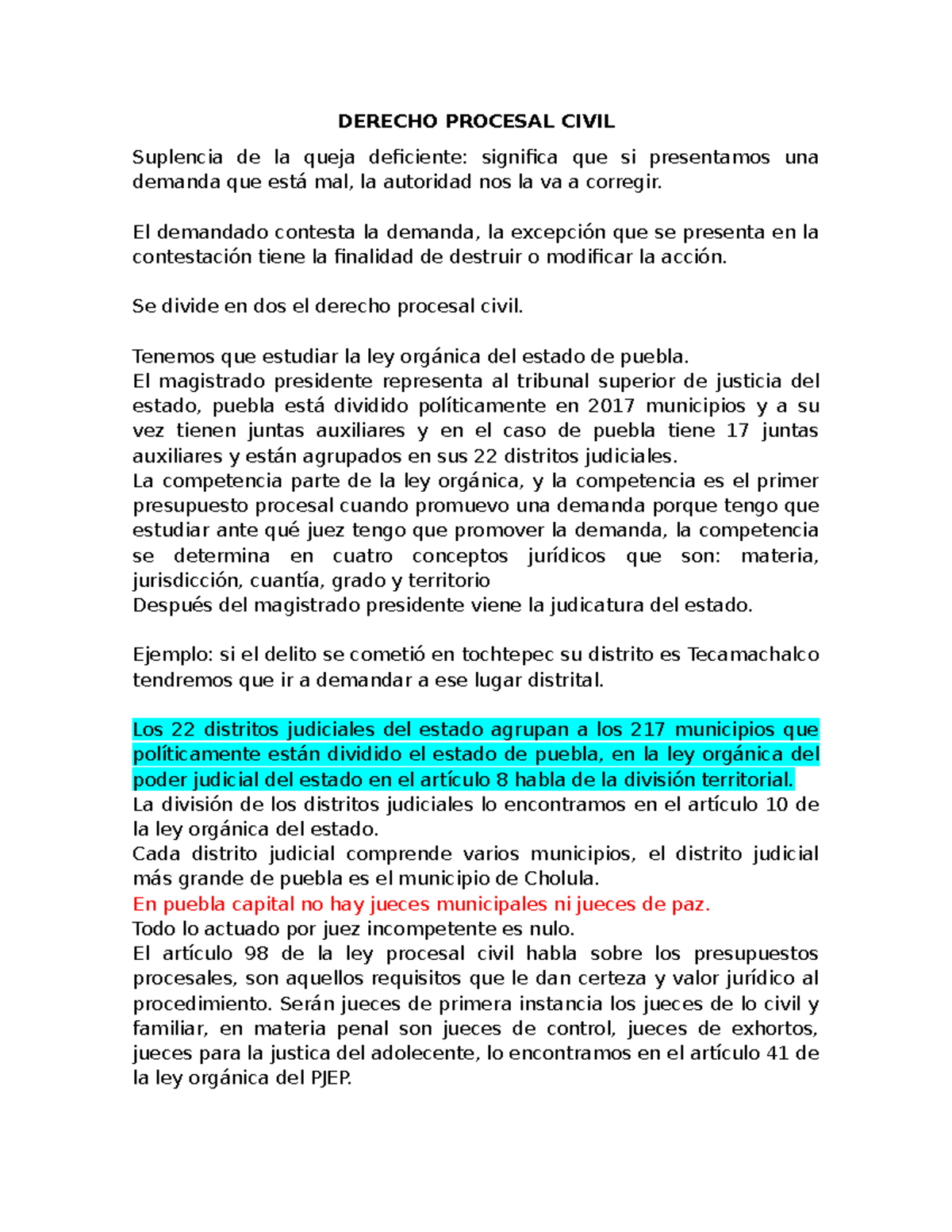 Derecho Procesal Civil DERECHO PROCESAL CIVIL Suplencia De La Queja derecho-procesal-civil-derecho-procesal-civil-suplencia-de-la-queja
