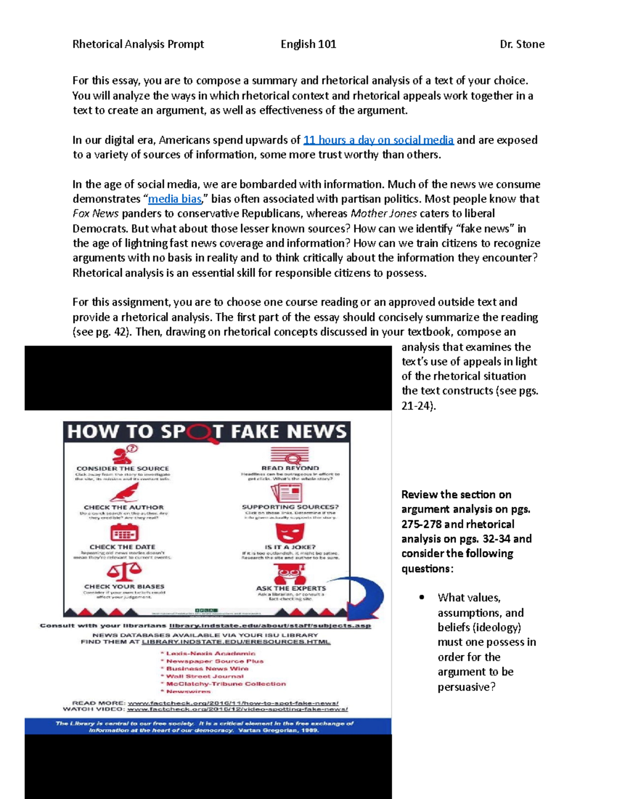 Summary And Rhetorical Analysis Prompt 1 Rhetorical Analysis Prompt 