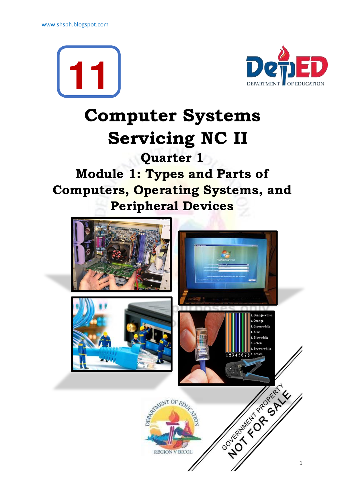 CSS G11 Module 1 Q1 - Computer Systems Servicing NC II Quarter 1 Module ...