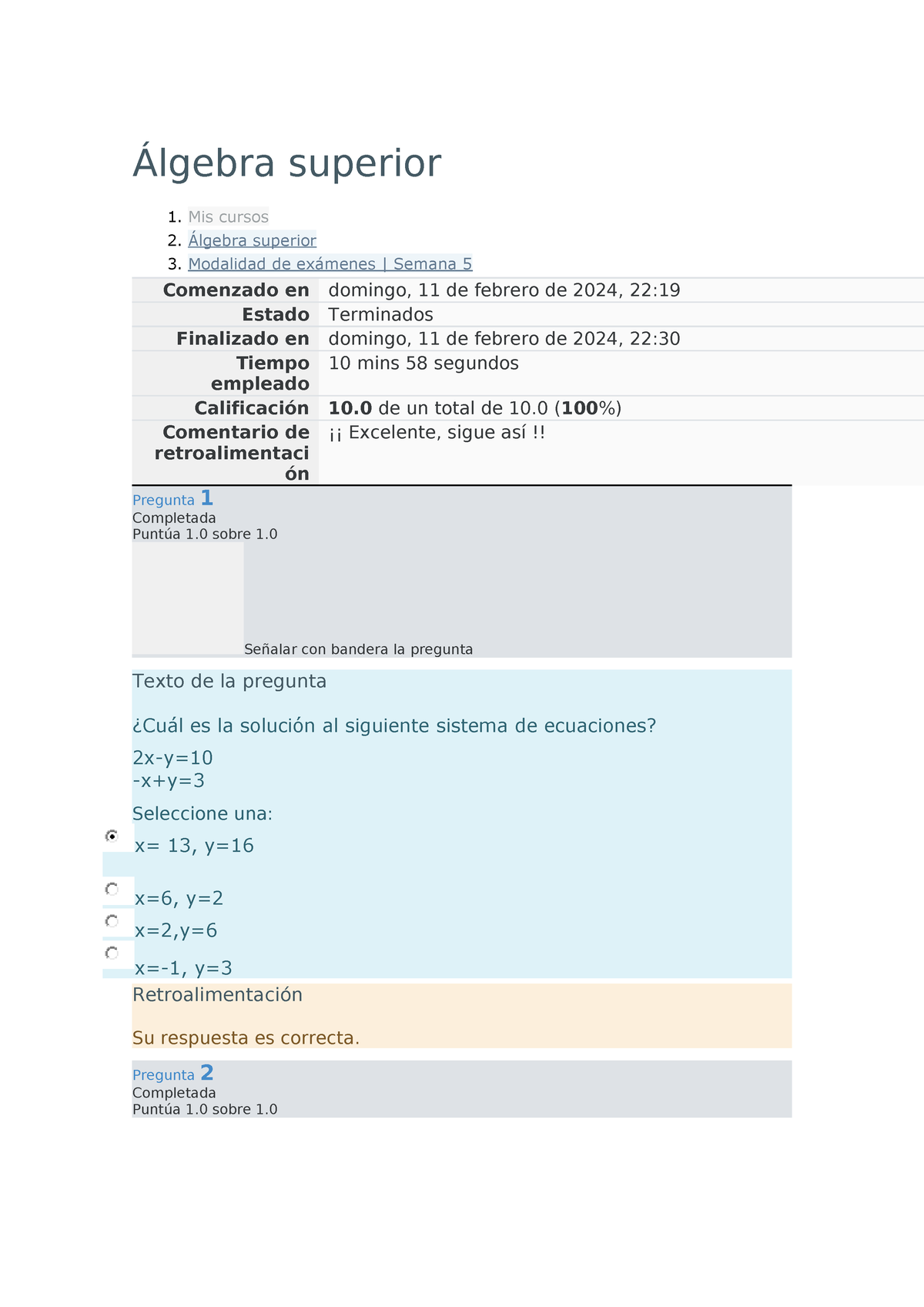 Álgebra Superior Semana 2 - Álgebra Superior 1. Mis Cursos 2. Álgebra ...