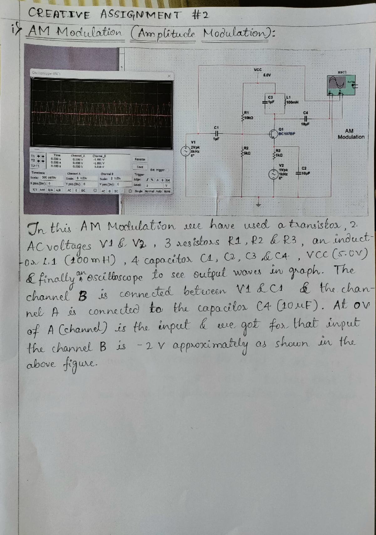 ELN Creative Assignment #2 - CREATIVE ASSIGNMENT 2 iAM Modulatton (Am ...