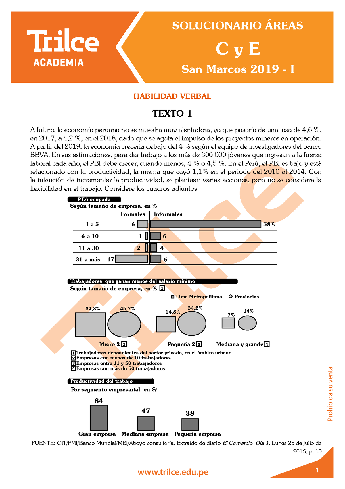 Solucionario-2019-i - Solucionario-2019-i - SOLUCIONARIO ÁREAS C Y E ...