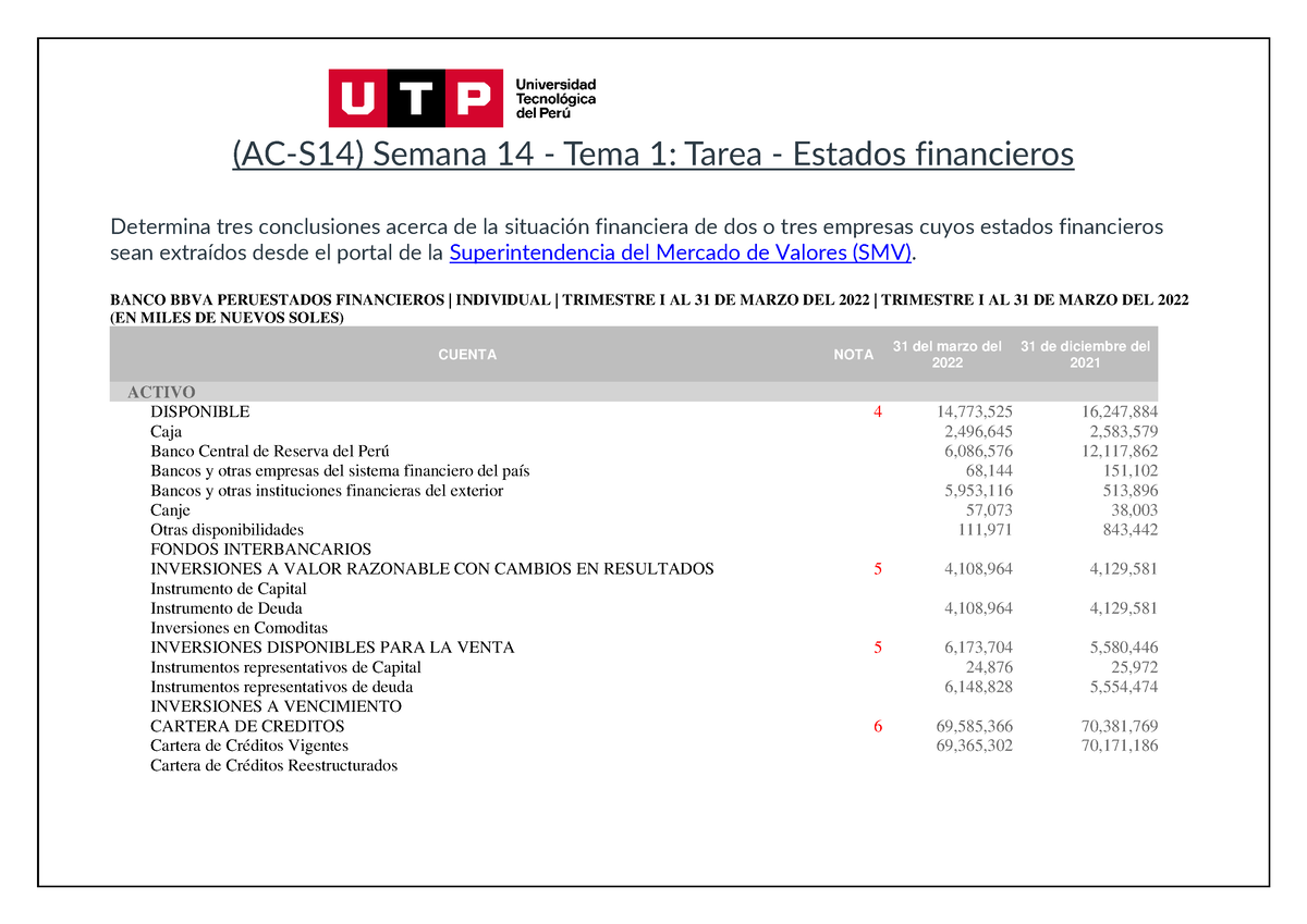 Semana 14 Estados Financieros - (AC-S14) Semana 14 - Tema 1: Tarea ...