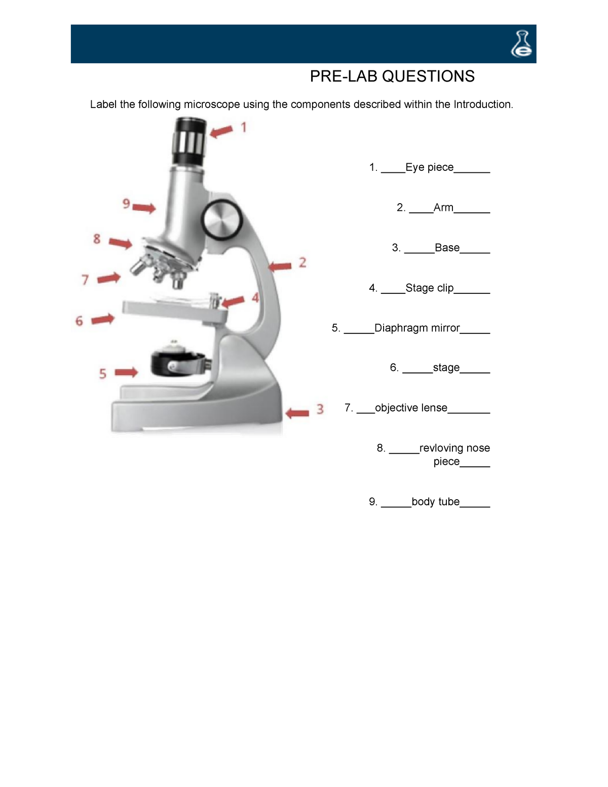 Bio - Microscope terms - BSC2010 - Studocu