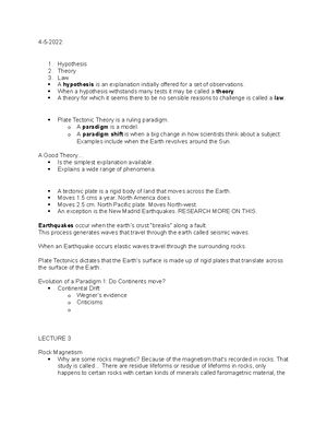 Geology Notes - MOST THINGS ON SLIDES -record of use of slave labor in ...