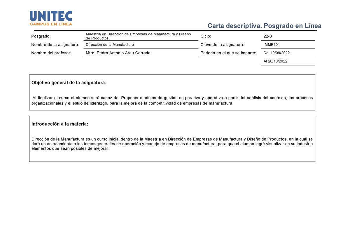 CD - Wwqq - Objetivo General De La Asignatura: Al Finalizar El Curso El ...