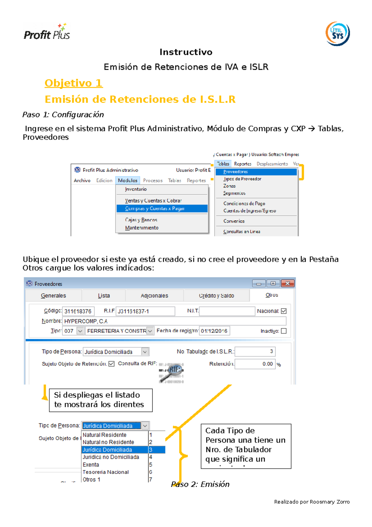 Instructivo Retenciones IVA E ISLR - Instructivo Emisión De Retenciones ...