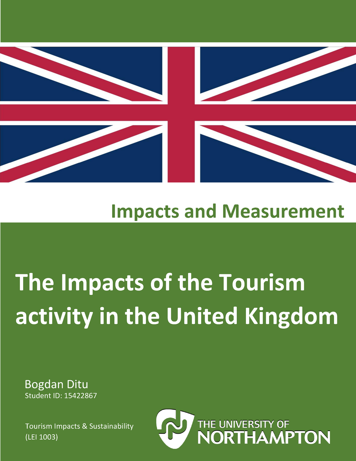 impacts of tourism in uk