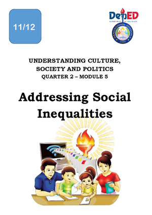 Understanding culture society and politics (UCSP) - UNDERSTANDING ...