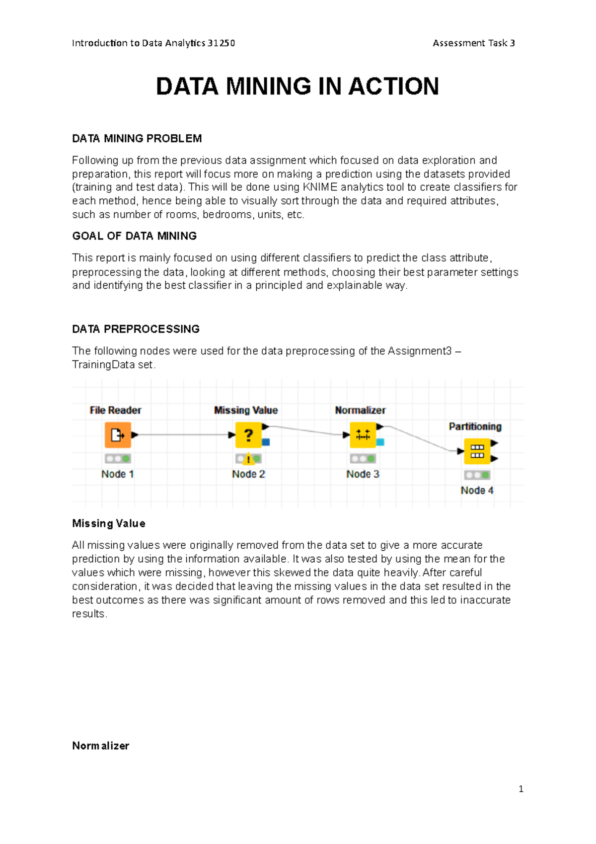 data mining assignment questions