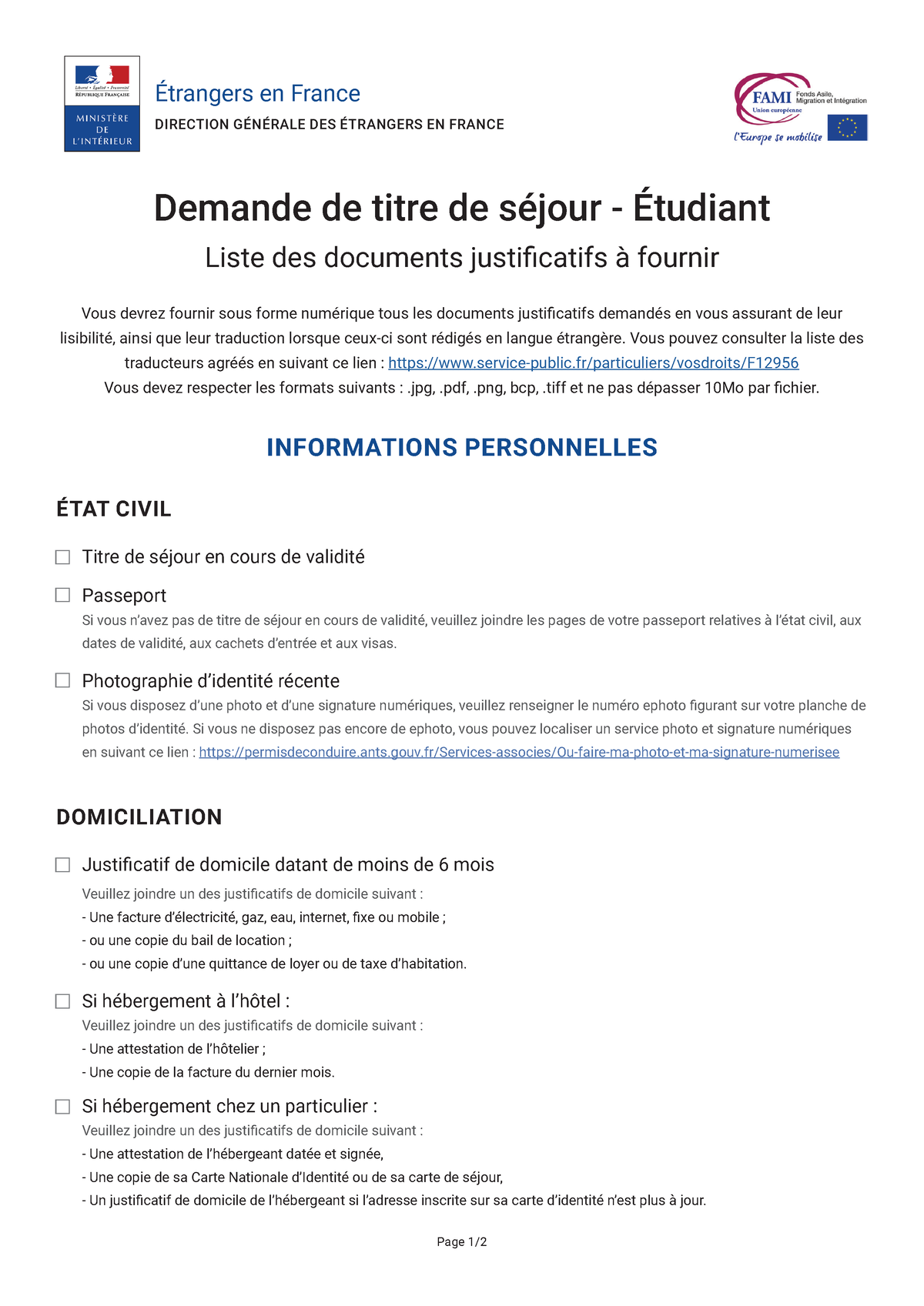 Justificatifs-etudiant - Page 1/ ####### DIRECTION G...N.. DES .. EN ...