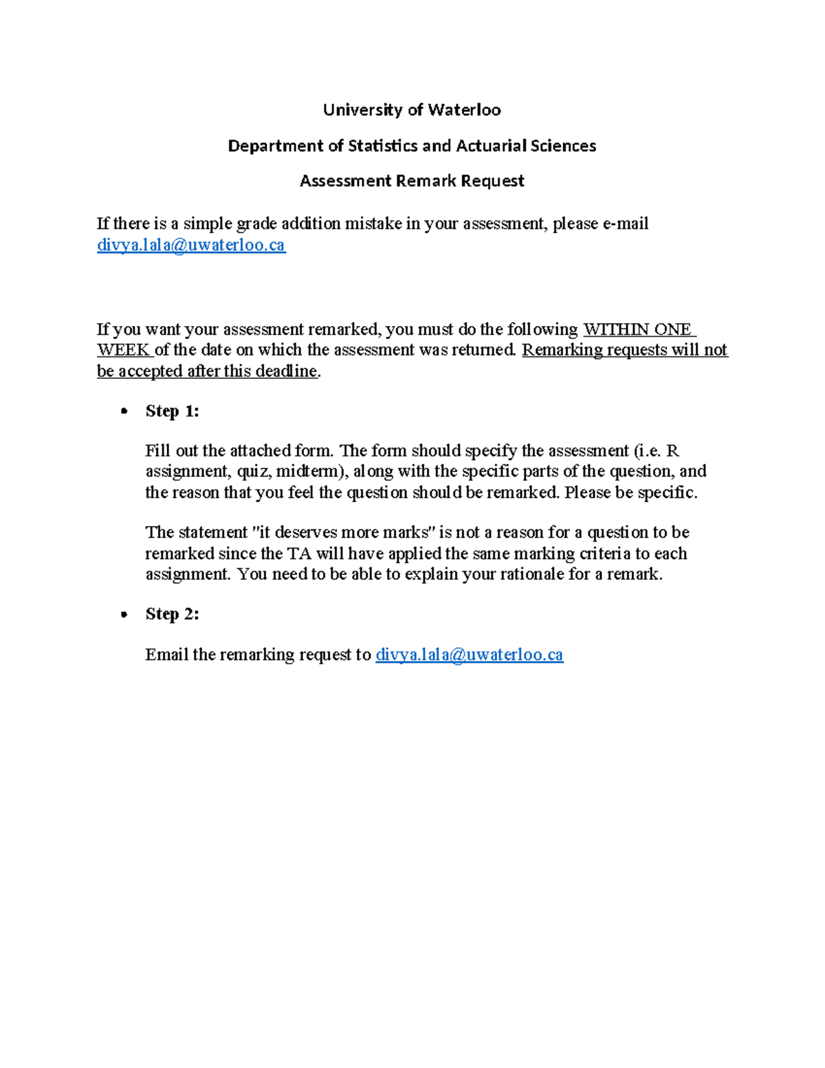 Assessment+Remark+Request+Form+(Online) - University of Waterloo ...