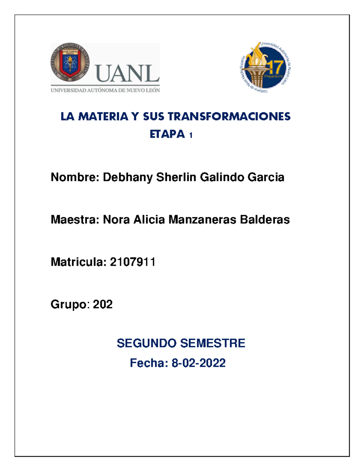 AR Etapa 1 LMy T - dwef - LA MATERIA Y SUS TRANSFORMACIONES ETAPA 1 ...