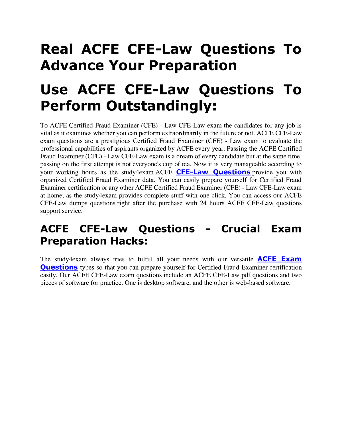 CFE-Law Testengine