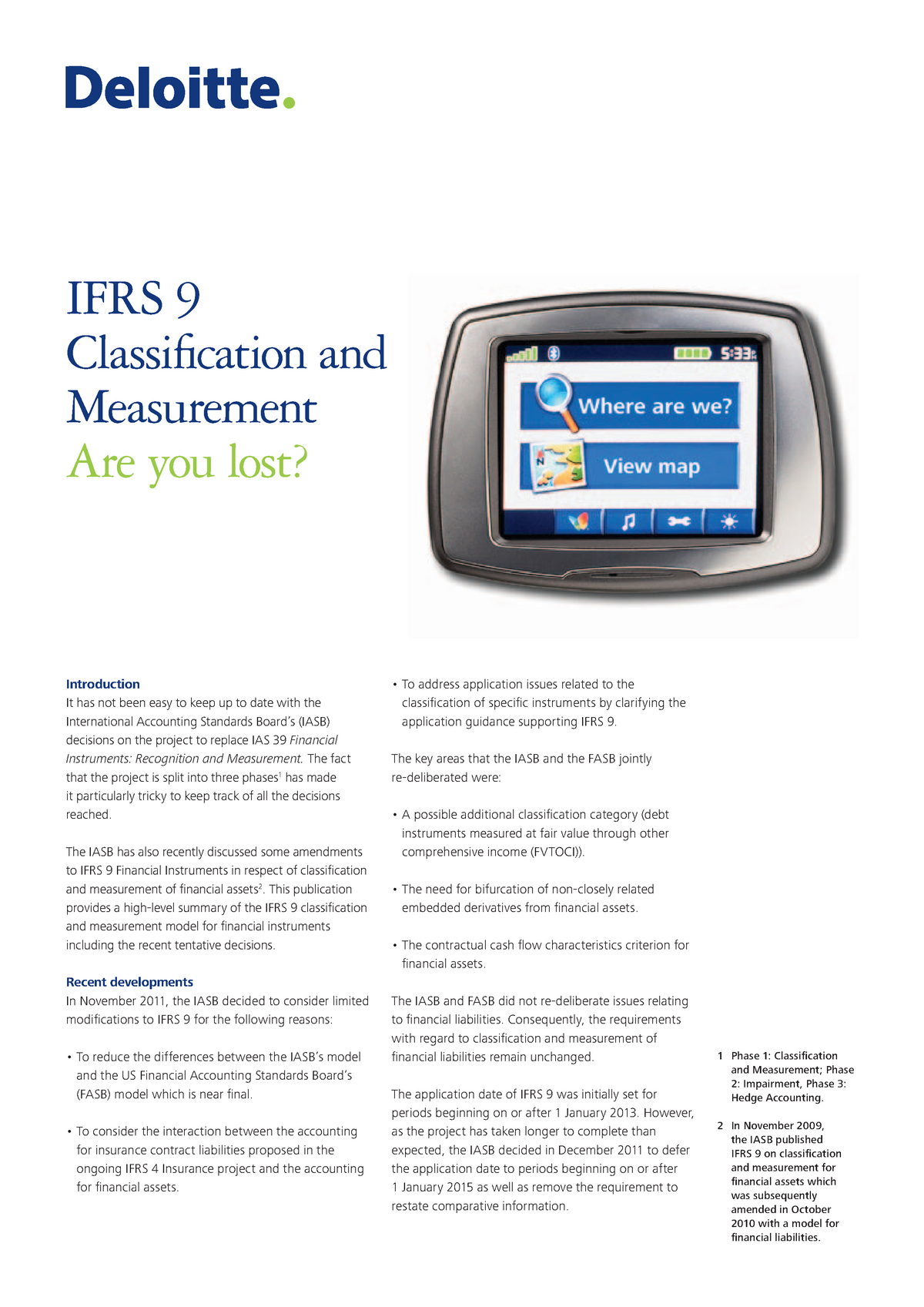 IFRS 9 Standards - IFRS 9 Classification And Measurement Are You Lost ...