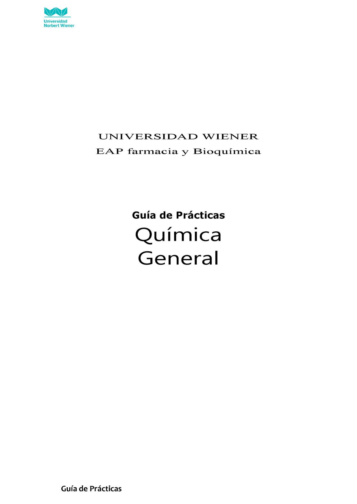 Guia-Quimica General 2022-II - GuÌa De Pr·cticas ####### 4 DIRECCI”N DE ...