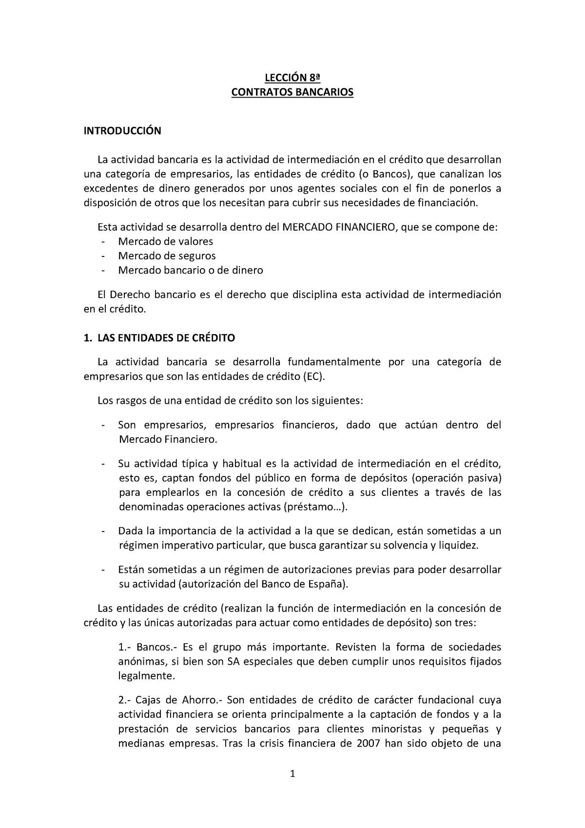 Lección 8ª Los Contratos Bancarios Warning Tt Undefined Function 32 LecciÓn 8ª Contratos 4814