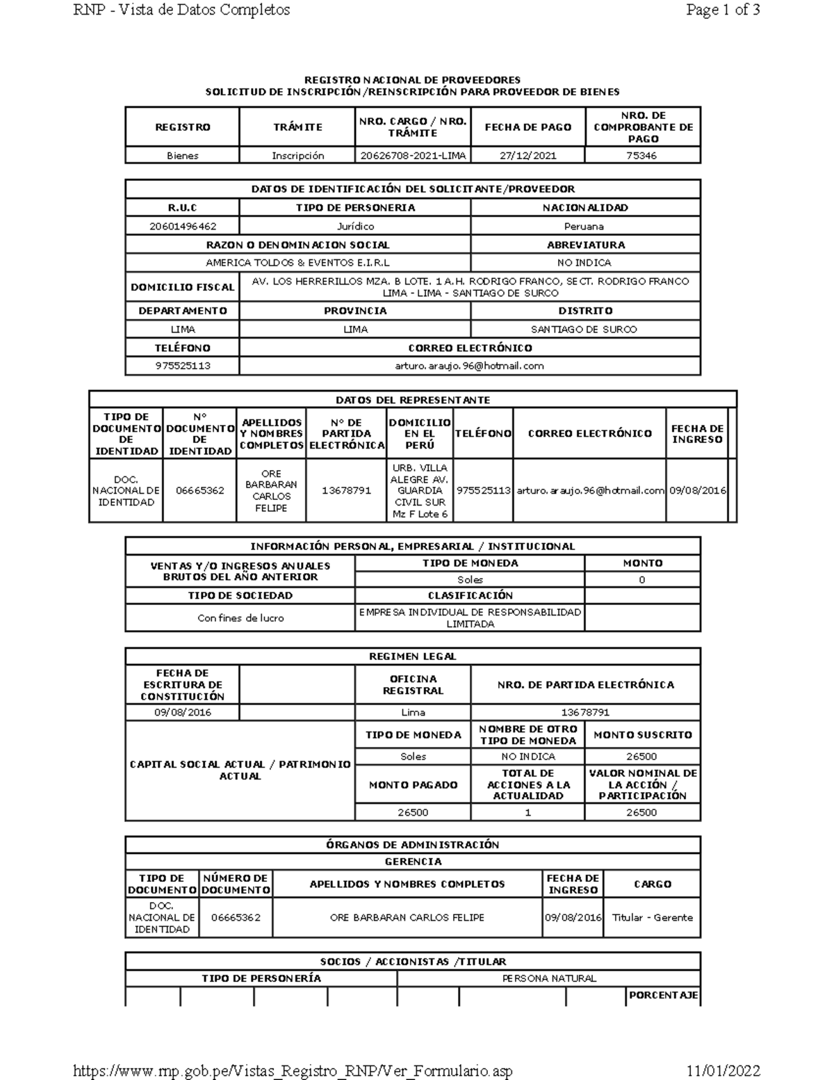 RNP Bienes - COMO TRAMITAR RNP - REGISTRO NACIONAL DE PROVEEDORES ...