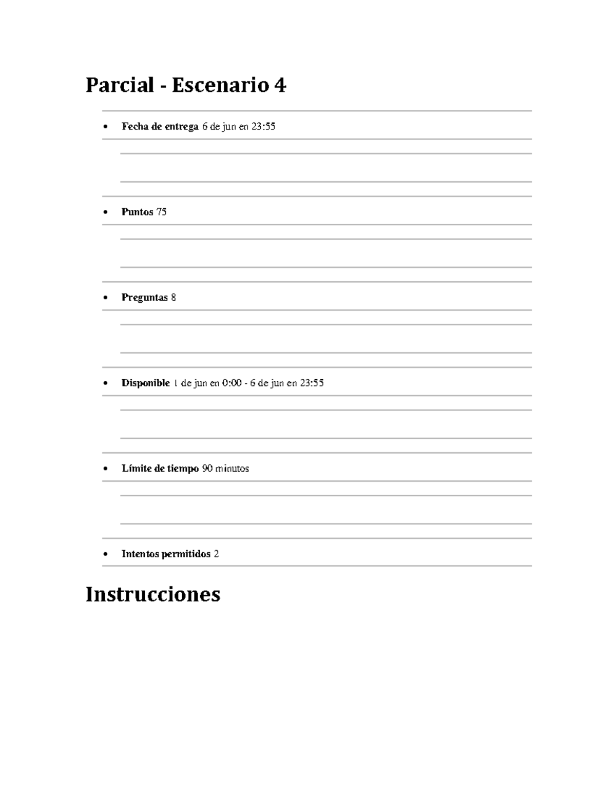 Parcial Escenario 4 Calculo 1 - Parcial - Escenario 4 • Fecha De ...