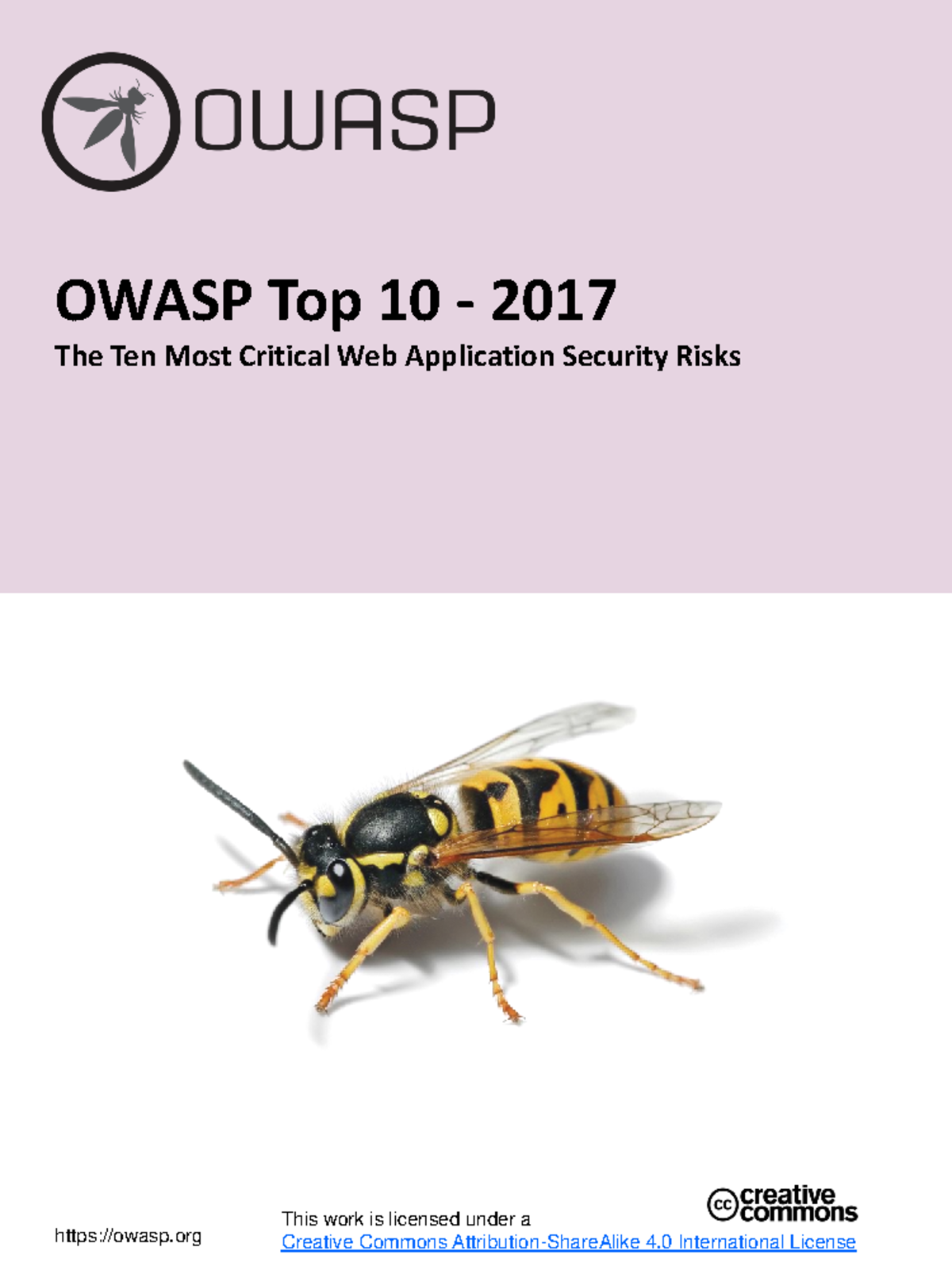 Owasp Top 10-2017 (en) - OWASP Top 10 - 2017 ####### The Ten Most ...