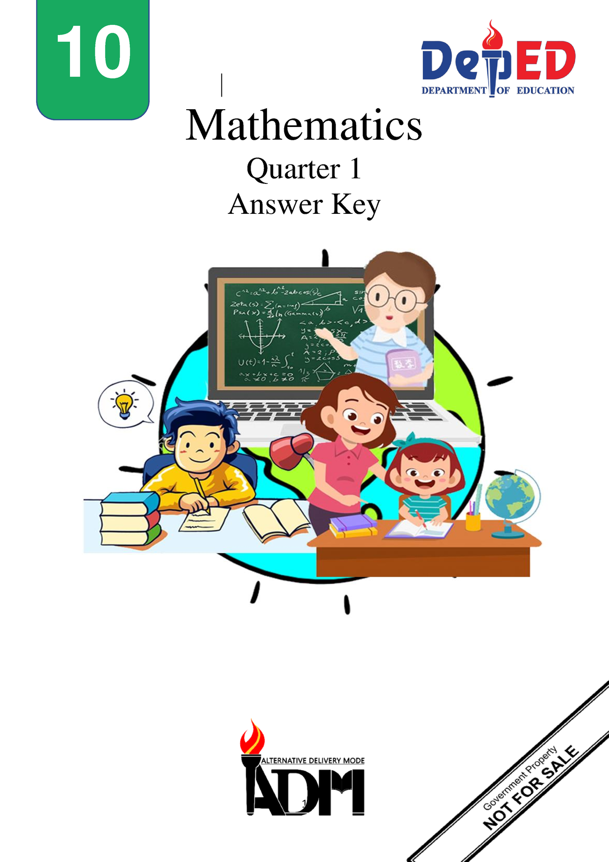 Math 10 Q1 Answer Key - Mathematics Quarter 1 Answer Key 10 What I Know 