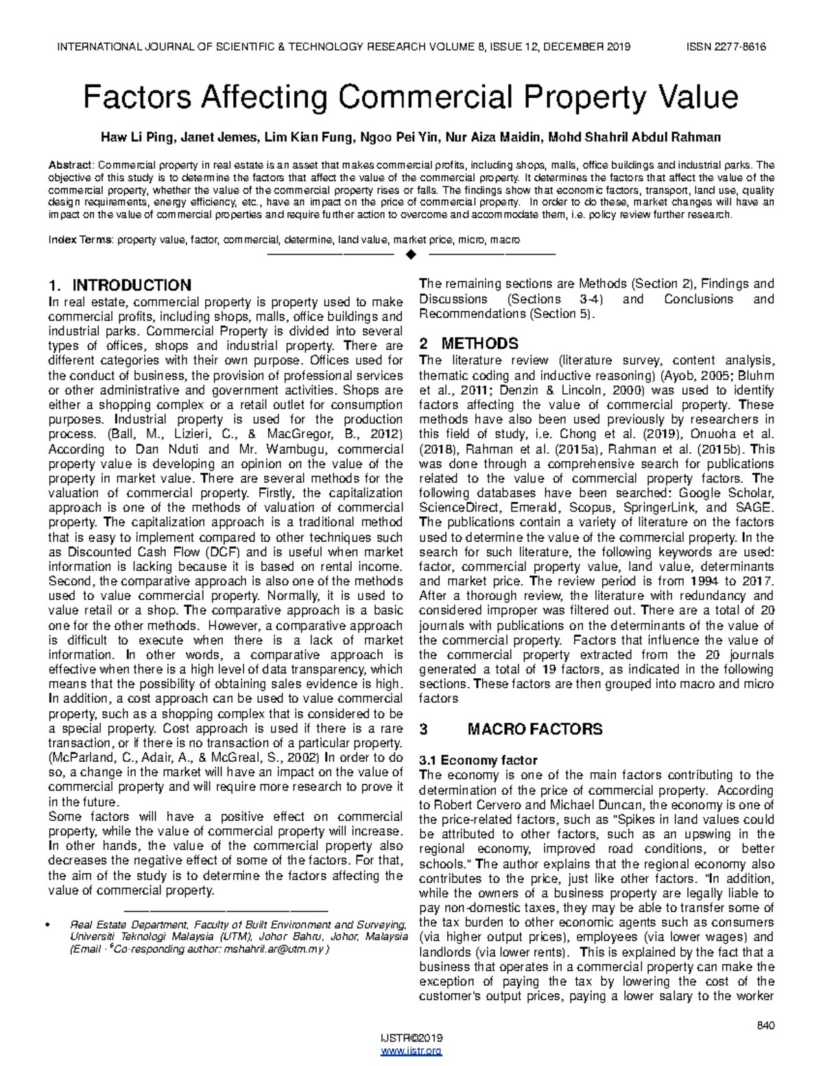 factors-affecting-commercial-property-value-840-ijstr-factors