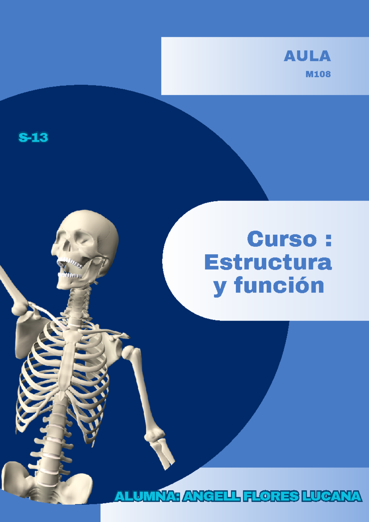 ME129 Ey F Tarea Sem13 27- Tarea - Curso : Estructura Y Función M AULA ...