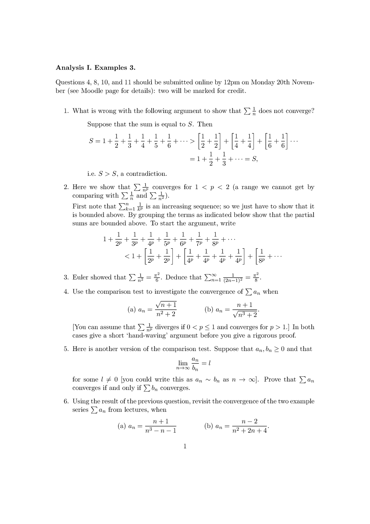 analysis assignment example