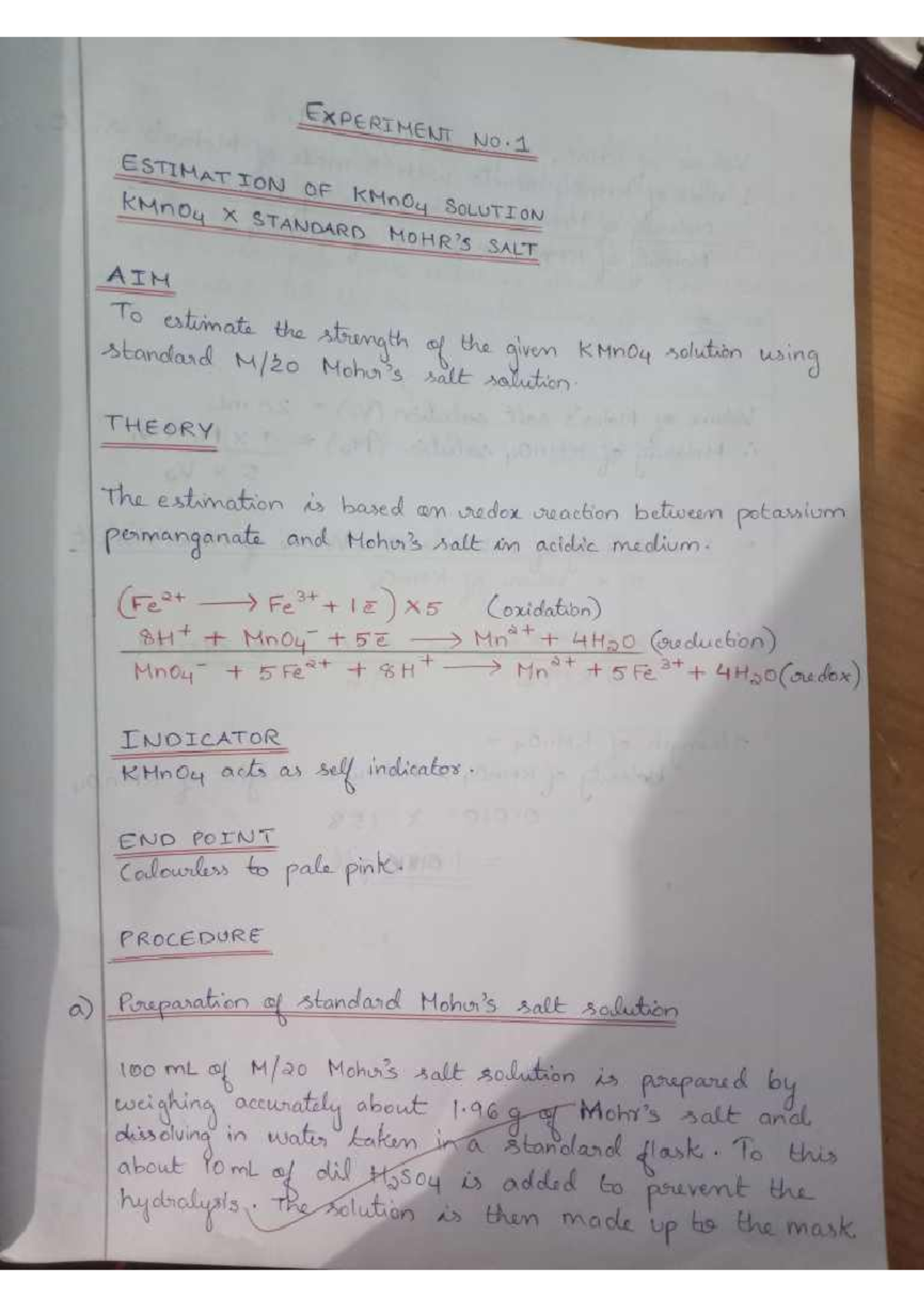 exp-1-estimate-strength-of-given-kmno4-solution-using-standard-mohr-s