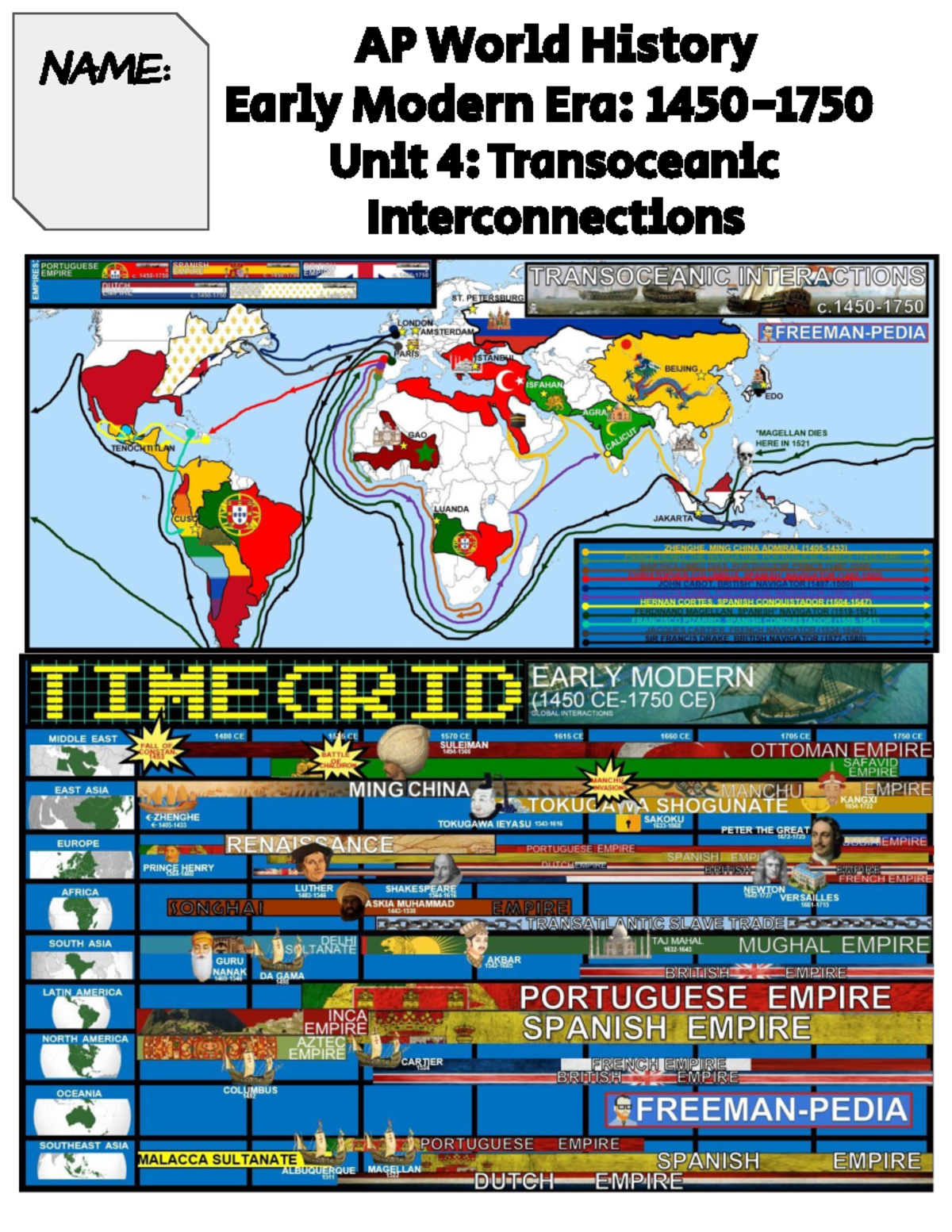 FB Reading Guide Unit 4 - 1111 - 1 AP World History Early Modern Era ...