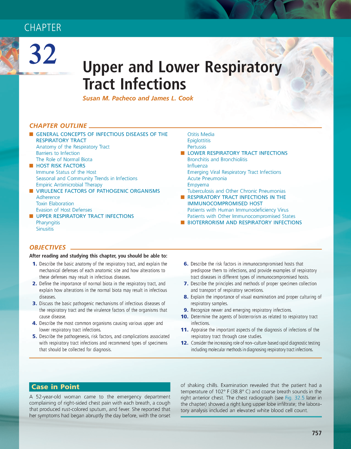 Mahon (2018 ) URTI and LRTI - 757 CHAPTER 32 Upper and Lower ...