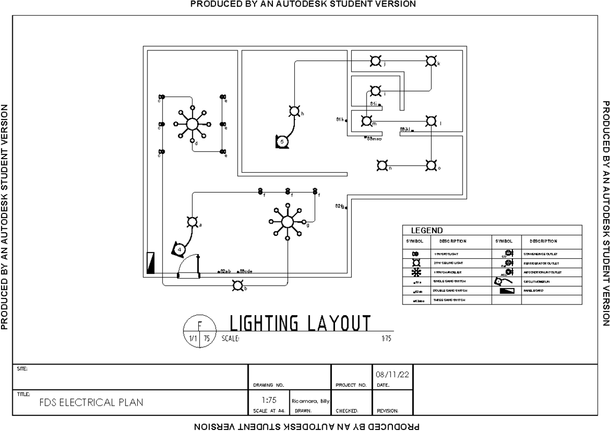 Final FDS Electrical Plan S3cde 4 c c c e e e f f f d g a n o m l i j