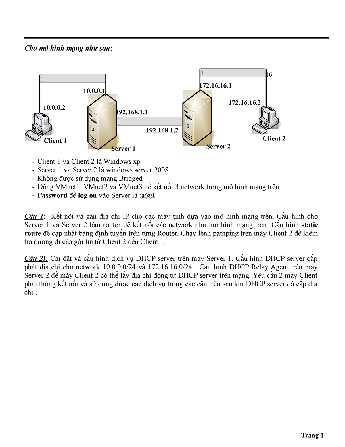 Chapter 42 Deploying DHCP Relay Agent  Part 2  Lab Network System  Security