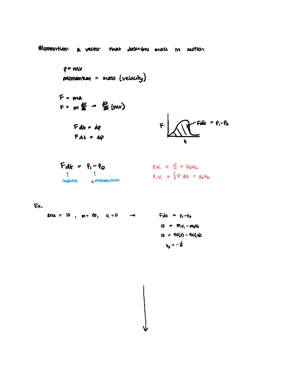 Impulse and Momentum 11 - Momentum a vector that describes mass in ...