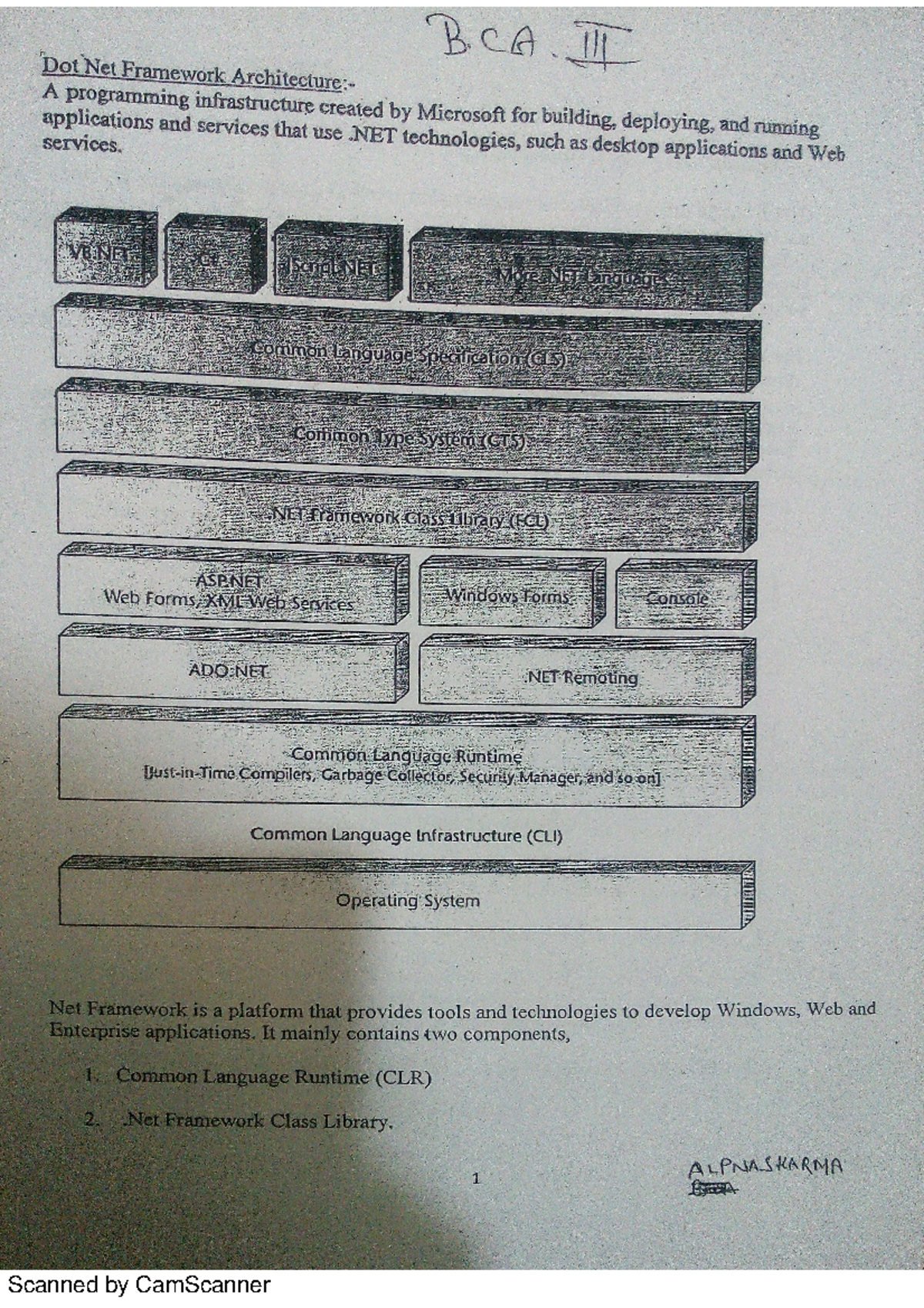 VB. NET notes msit - Bachelors of computer application - Studocu