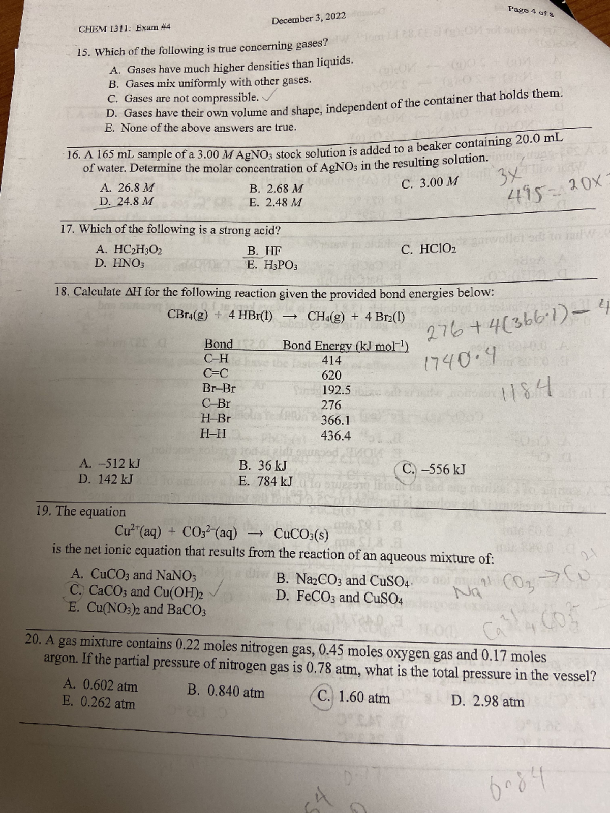 IMG 0687 GEN CHEM 1 Past questions - CHEM 1311 - Studocu